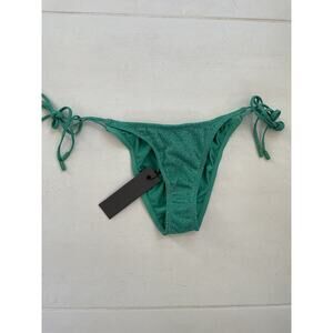 Triangl Swim Vinca String Bikini Bottom Swimwear Sparkle Jade Green